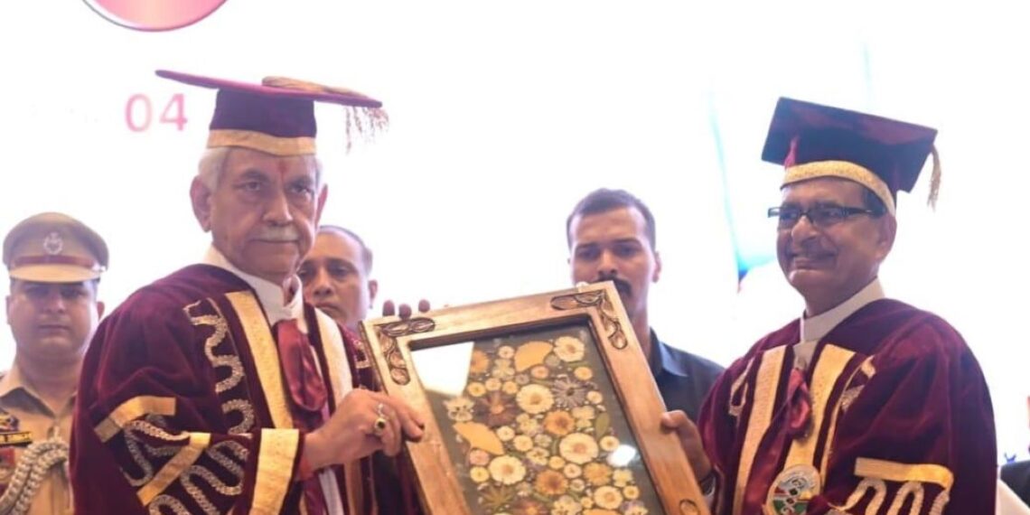 LG Sinha addresses 6th Convocation Ceremony of SKUAST Kashmir