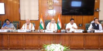 Home Minister Amit Shah chairs a high-level review meeting on Yamuna rejuvenation in New Delhi