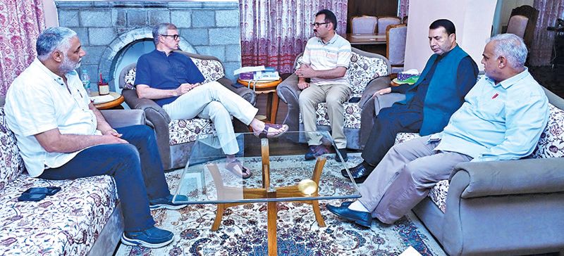 CM Omar Abdullah meets public at Raabita Outreach Office