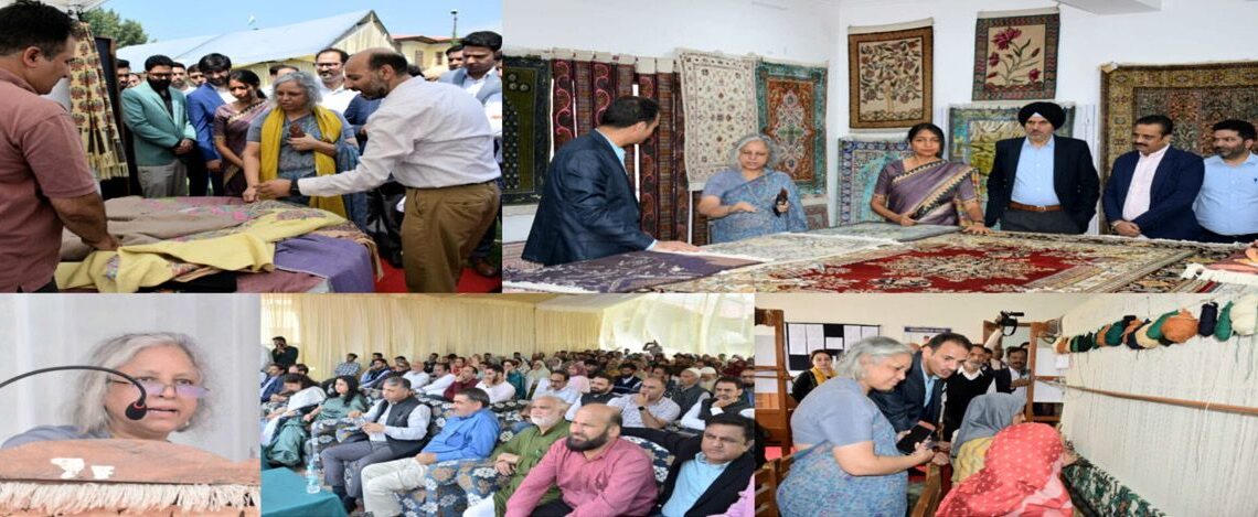 Kashmiri Carpets Get a Makeover: Union Textiles Secy Rolls Out Modern Looms