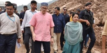 CM Omar Abdullah visits Udhampur to oversee restoration of NH-44 at Thard