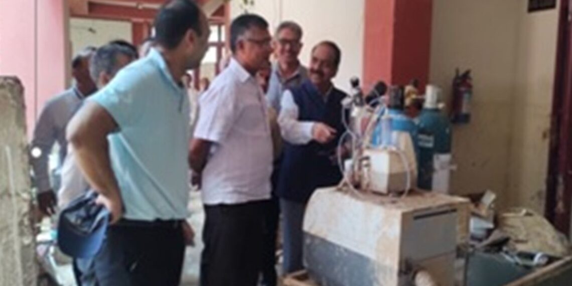 Shailendra Kumar visits SKUAST-J,takes stock of recent flood damage in varsity