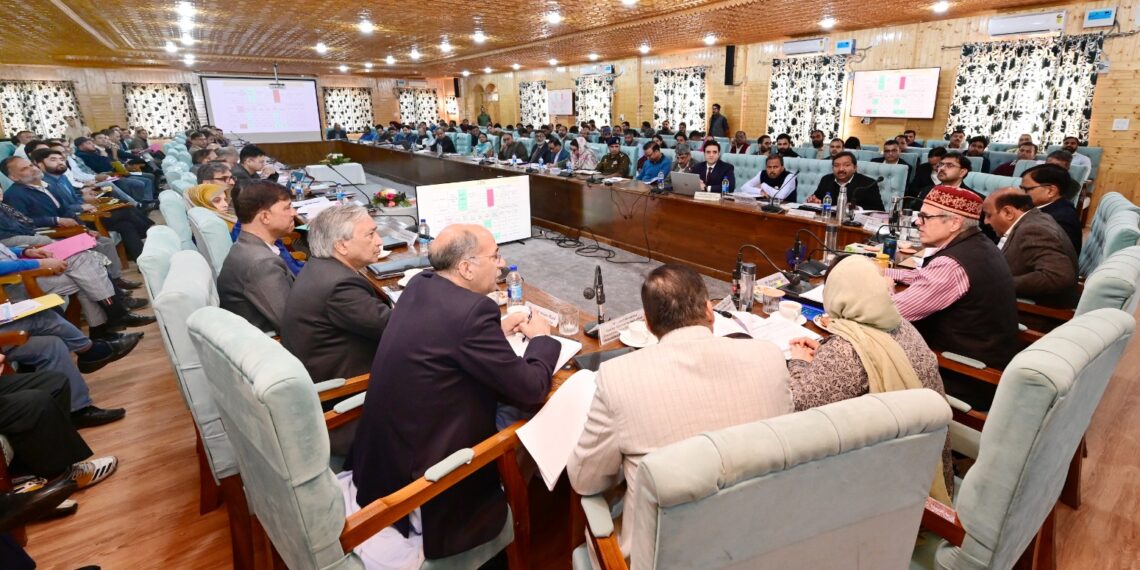 CM Omar Abdullah convenes review meeting of District Kulgam