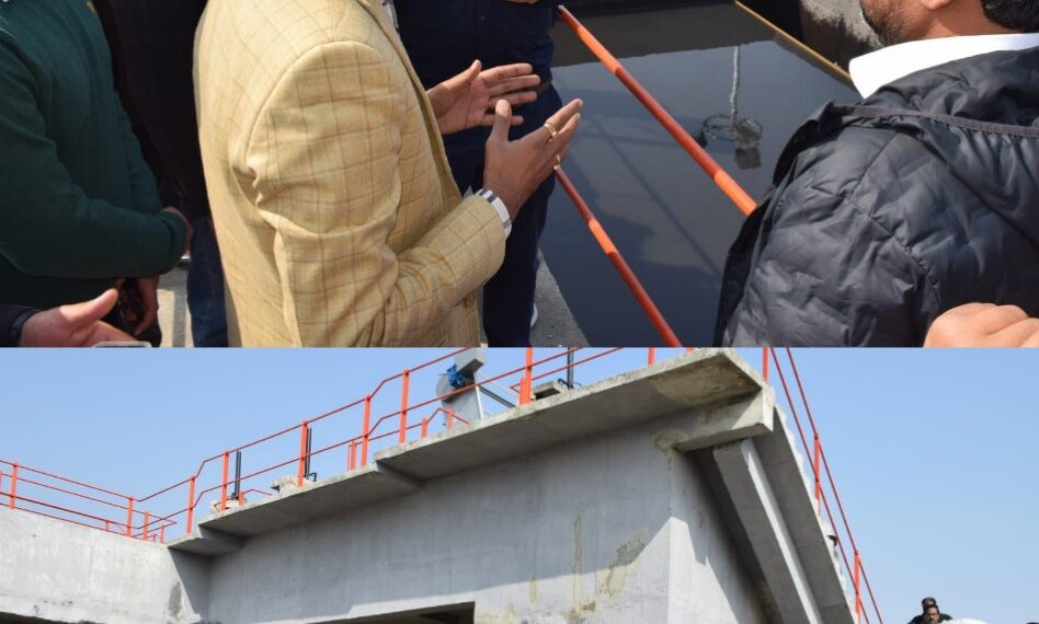 Div Com-(K) Inspects Operational Readiness of 60 MLD STP Noorbagh