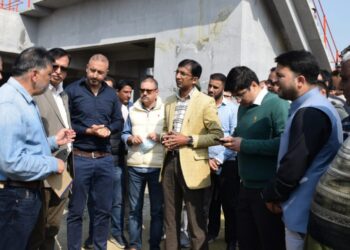 Div Com-(K) Inspects Operational Readiness of 60 MLD STP Noorbagh
