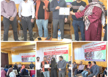 Felicitation Ceremony held for MDP Trainees by JKEDI Pulwama