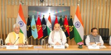 HM Amit Shah, LG Sinha Chair High-Level Security Review on J&K