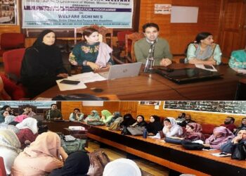 SWD Srinagar Organizes Training/Sensitization Programme on Various Welfare Schemes