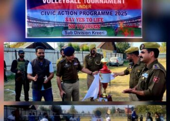 J&K Police Launches Volleyball Tournament To Promote Sports In Baramulla