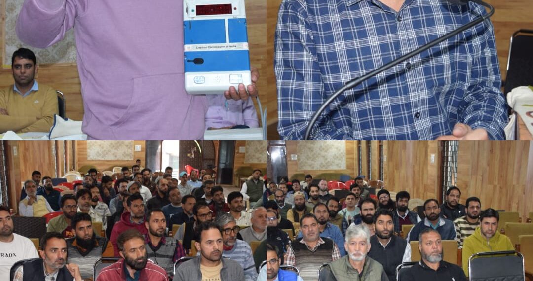 Training for Polling Staff for 27-AC Budgam Bye-Elections Enters Second Day