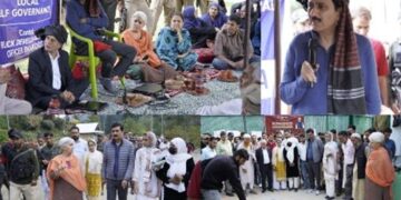 Union Secretary Tribal Affairs visits Tribal village Chandaji of Bandipora