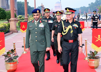 UAE Land Forces Commander Arrives in India to Bolster Defence Ties, Explores India’s AI and Indigenous Capabilities