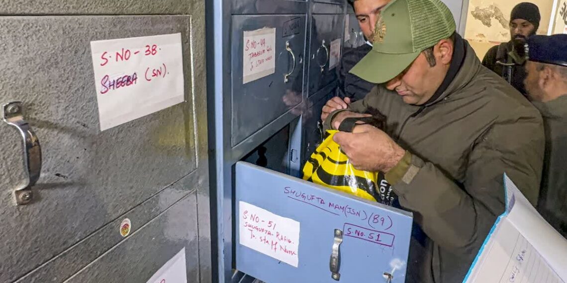 Delhi Blast Aftermath: J&K Police, Health Deptt officials inspect lockers in Srinagar, Anantnag hospitals    