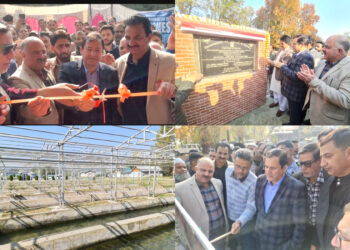 Agriculture Minister inaugurates Floating Trout Feed Manufacturing Plant at Kokernag
