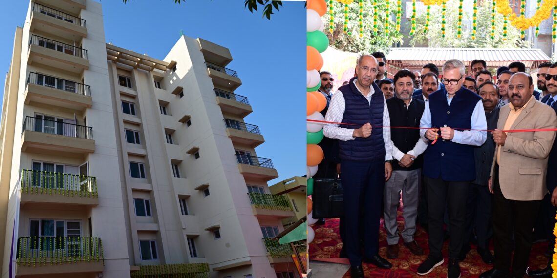 CM Omar Abdullah inaugurates new residential block at Muthi, reviews ongoing housing projects in Jammu