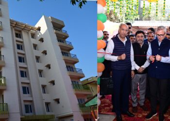 CM Omar Abdullah inaugurates new residential block at Muthi, reviews ongoing housing projects in Jammu