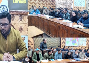 DC Kupwara reviews progress under HADP, JKCIP