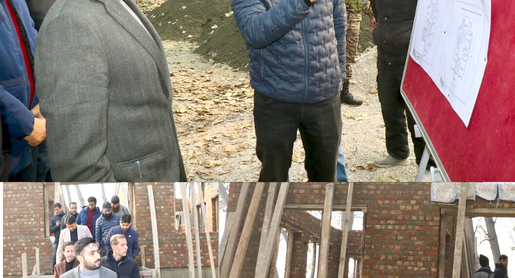 DC Srinagar Inspects Progress of Work on Construction of Tehsil Office Eidgah