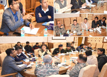 Div Com Kashmir chairs meeting on Expansion of Civil Enclave at Srinagar Airport