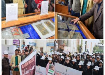 Div Com Kashmir Inaugurates World Heritage Week Exhibition, Flags off Heritage Walk in Srinagar