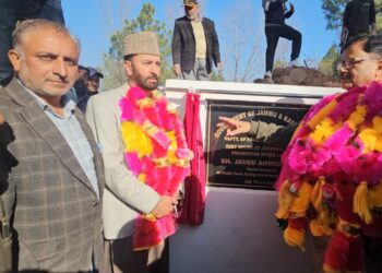 Javed Rana inaugurates, lays foundation stones of key Civic, Tourism projects in Mendhar