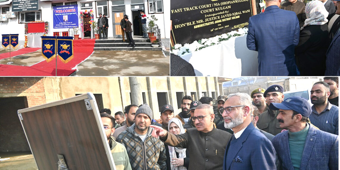 Justice Wani visits Kulgam, Inaugurates Relocated Fast-Track Court