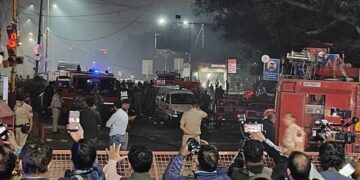 Car blast near New Delhi’s historic Red Fort kills at least 8 people