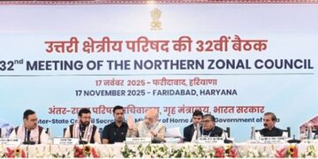 LG Sinha Attends 32nd Northern Zonal Council Meeting In Faridabad