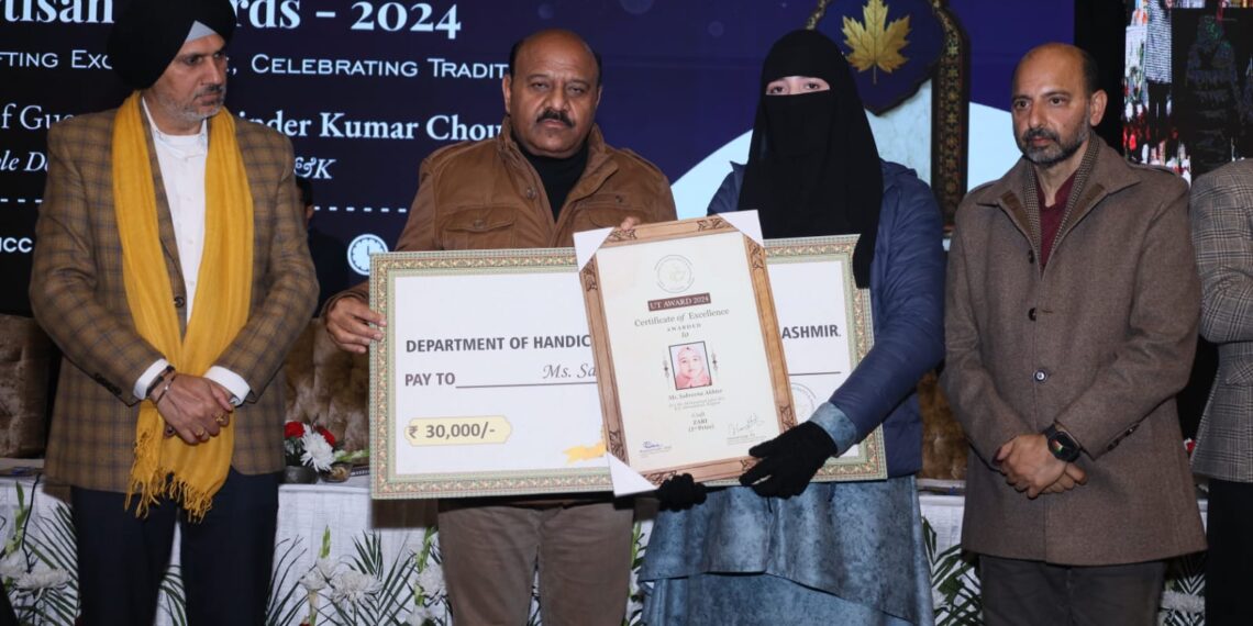Dy CM honours 38 Master Craftsmen with Prestigious UT-Level Artisan Awards – 2024 for preserving, innovating rich Handicraft legacy