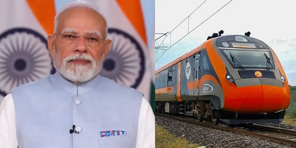 PM Modi Arrives in Varanasi for Flag-Off of Four New Vande Bharat Trains