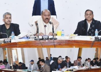 Surinder Choudhary reviews progress on development works in Rajouri