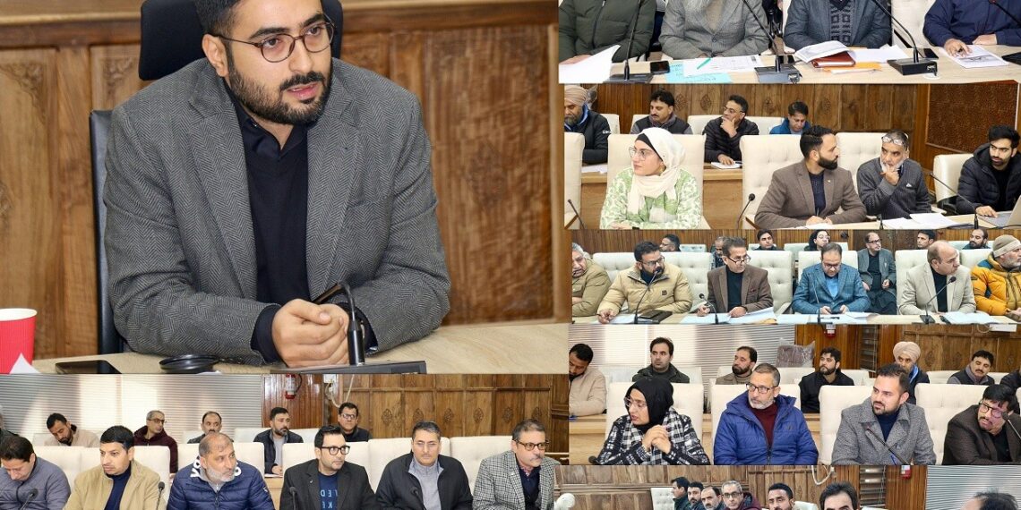 DC Srinagar reviews progress of works under District Capex Budget