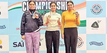 Bhaker and Brar Clinch Gold at 68th National Shooting Championships