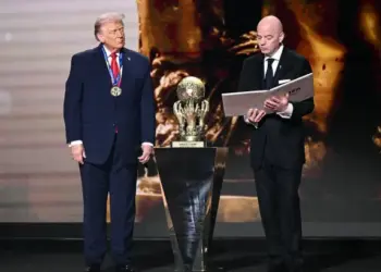 US President Donald Trump receives FIFA Peace Prize