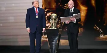 US President Donald Trump receives FIFA Peace Prize