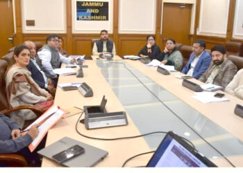 Aijaz Asad reviews Centrally Sponsored Schemes of RDD & PR Department