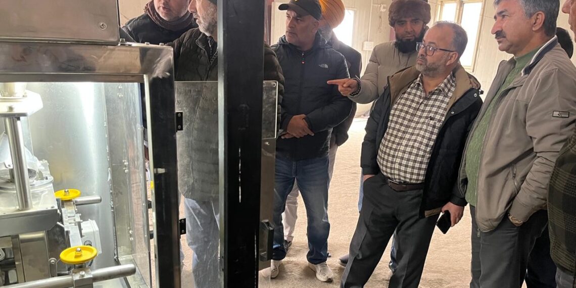 Director Agriculture Kashmir visits SM Farm Gangbug Srinagar