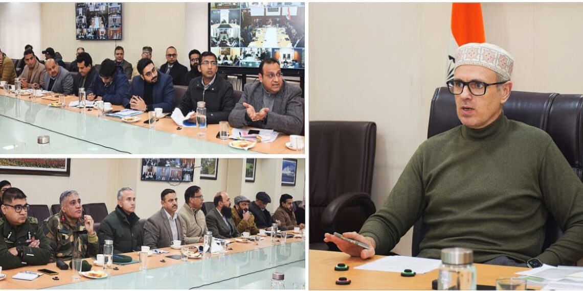 CM Omar Abdullah reviews winter preparedness ahead of predicted snowfall, precipitation in J&K