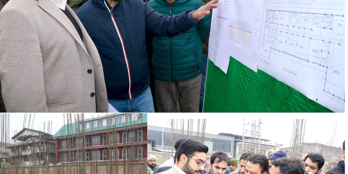 DC Srinagar inspects progress of infra works at Abhinandan School for Specially Abled Children
