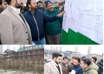 DC Srinagar inspects progress of infra works at Abhinandan School for Specially Abled Children