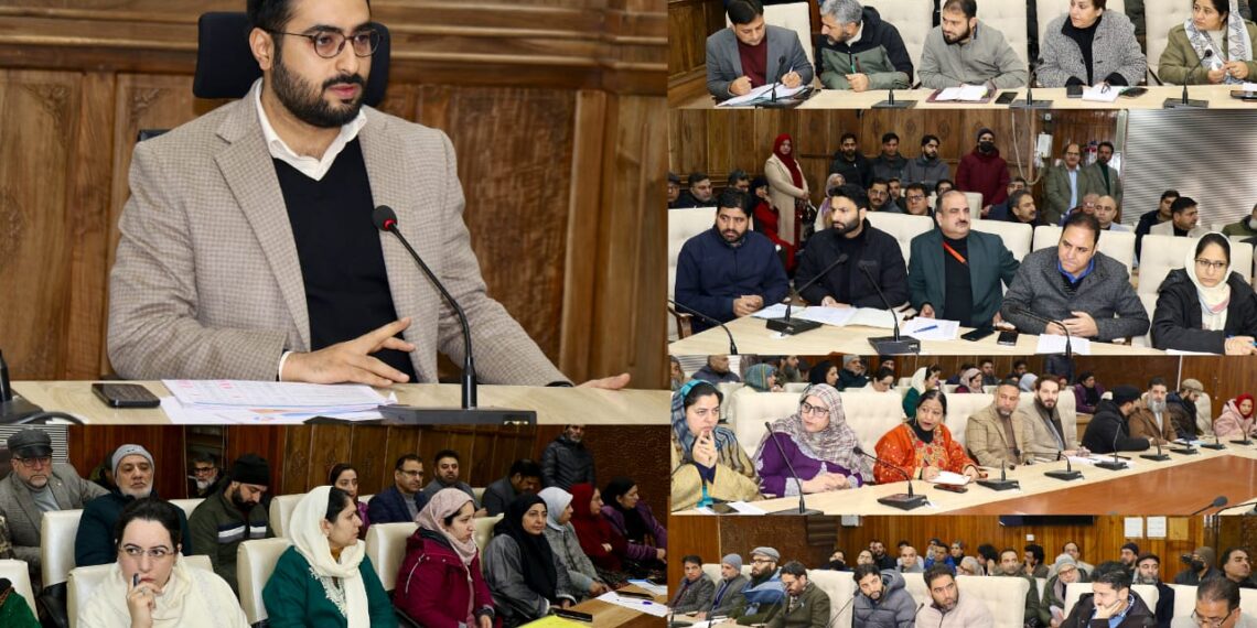 DC Srinagar assesses progress of Mission Yuva in the district