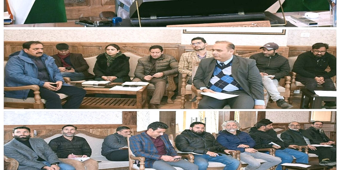 Div Com Kashmir reviews ATR on handing over of Hotel Centaur