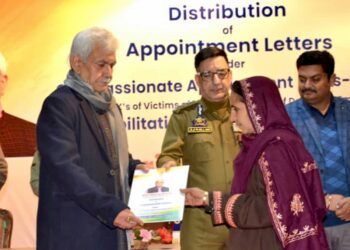 Justice, jobs, dignity for terror victim families top priority: LG Sinha
