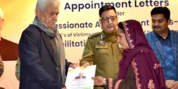 Justice, jobs, dignity for terror victim families top priority: LG Sinha