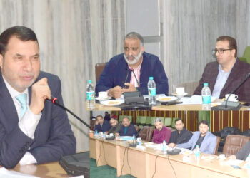 Peerzada Farooq Shah chairs meeting of Committee on Petitions