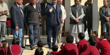 Satish Sharma visits Balgran Channi Rama; reviews facilities, announces sports upgrades