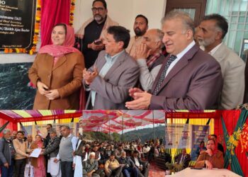 Sakeena Itoo inaugurates newly constructed Academic Block of GDC Pouni Reasi