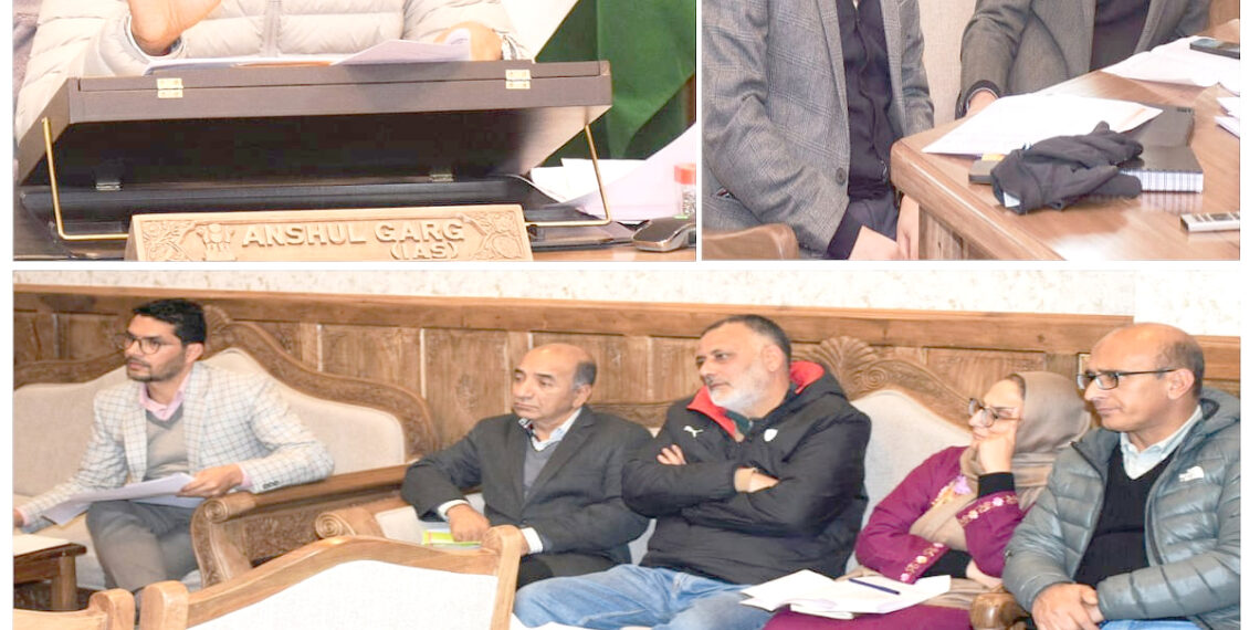 Div Com Kashmir Reviews Physical, Financial Progress of SMDA Projects