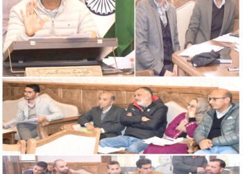 Div Com Kashmir Reviews Physical, Financial Progress of SMDA Projects