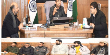 Div Com Kashmir takes review of Handicrafts & Handloom Department